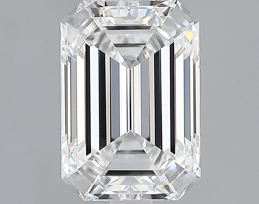 Lab-Grown 2.08 Carat Emerald Cut Diamond color E Clarity VS1, precious stones, engagement diamonds
