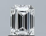 Lab-Grown 1.07 Carat Emerald Cut Diamond color D Clarity VVS2, precious stones, engagement diamonds