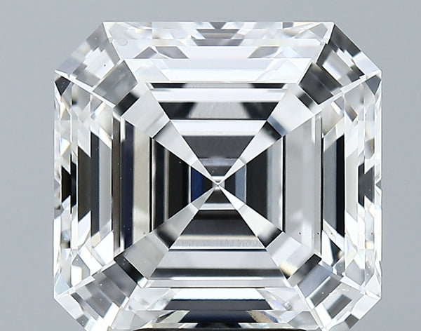 Lab-Grown 5.76 Carat Asscher Cut Diamond color D Clarity VS2 With GIA Certificate, precious stones, engagement diamonds