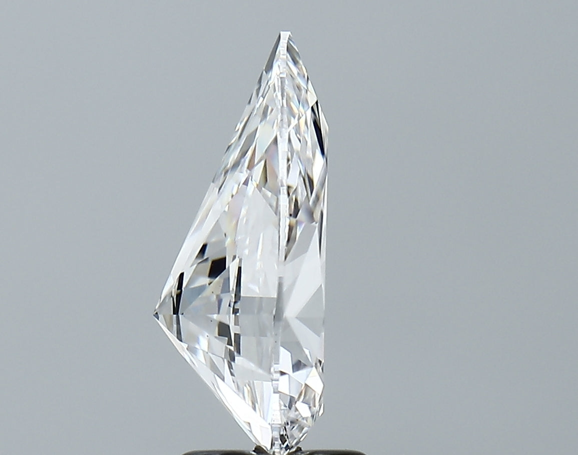 Lab-Grown 3.15 Carat Pear Shape Diamond color D Clarity VS1 With GIA Certificate, precious stones, engagement diamonds