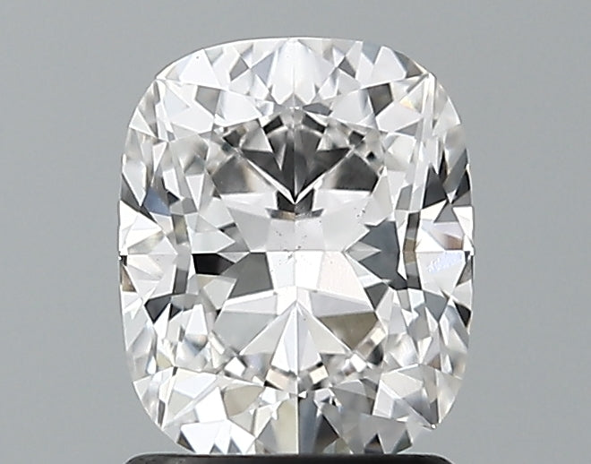 Lab-Grown 1.28 Carat Cushion Modified Brilliant Cut Diamond color F Clarity VS1 With GIA Certificate, precious stones, engagement diamonds