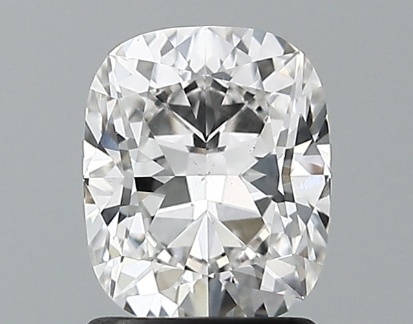 Lab-Grown 1.28 Carat Cushion Modified Brilliant Cut Diamond color F Clarity VS1 With GIA Certificate, precious stones, engagement diamonds