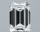 Lab-Grown 2.69 Carat Emerald Cut Diamond color E Clarity VVS2 With GIA Certificate, precious stones, engagement diamonds