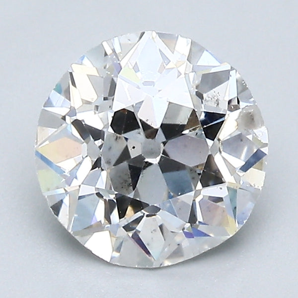 1.83 Carat Old European Cut Vintage Natural Mined Diamond F Color I1 Clarity With GIA Certificate, natural diamonds, precious stones, engagement diamonds