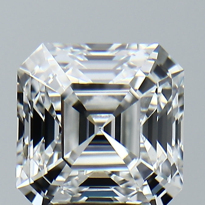 Lab-Grown 3.16 Carat Asscher Cut Diamond color F Clarity VS1, precious stones, engagement diamonds