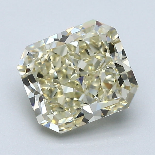 1.63 Carat Radiant Cut Natural Mined Diamond Fancy Light Brownish Yellow Color VVS1 Clarity With GIA Certificate, natural diamonds, precious stones, engagement diamonds