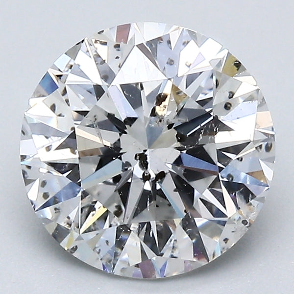 2.53 Carat Round Brilliant Natural Mined Diamond E Color I1 Clarity With GIA Certificate, natural diamonds, precious stones, engagement diamonds