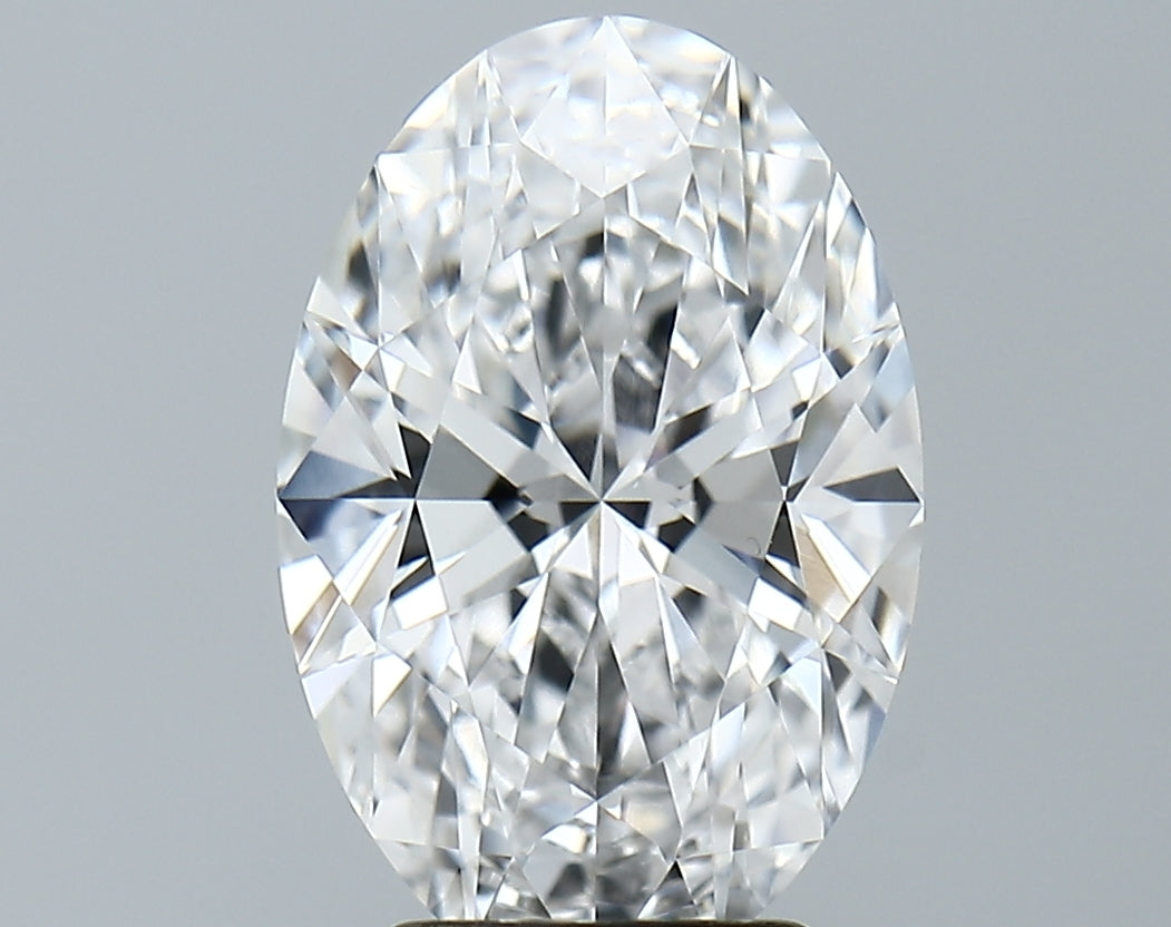 Lab-Grown 3.71 Carat Oval Shape Diamond color D Clarity VVS2 With GIA Certificate, precious stones, engagement diamonds