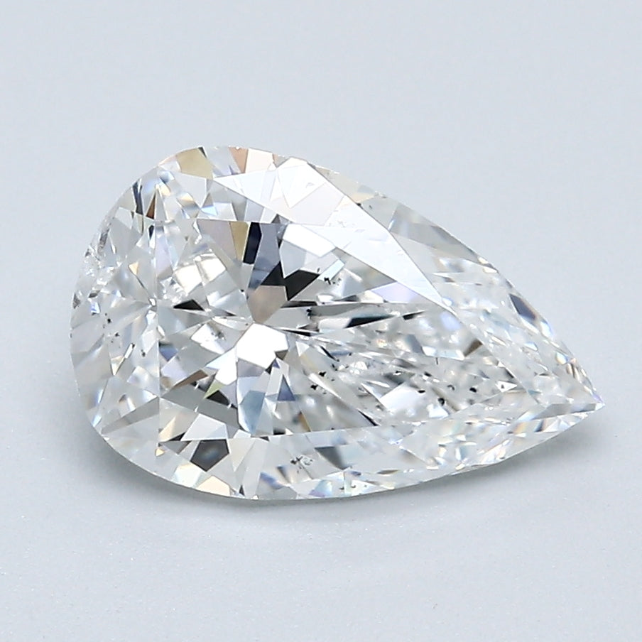2.23 Carat Pear Shape Natural Mined Diamond E Color SI2 Clarity With GIA Certificate, natural diamonds, precious stones, engagement diamonds