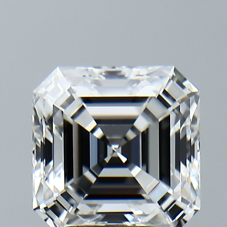 Lab-Grown 3.08 Carat Asscher Cut Diamond color D Clarity VVS2, precious stones, engagement diamonds