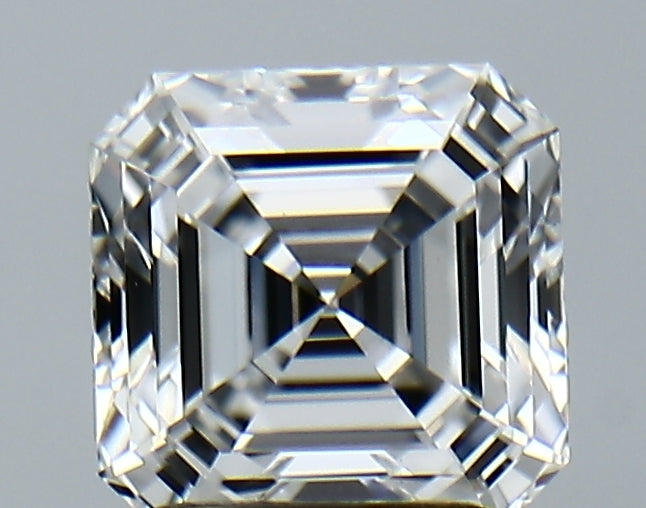Lab-Grown 2.03 Carat Asscher Cut Diamond color E Clarity VS1, precious stones, engagement diamonds