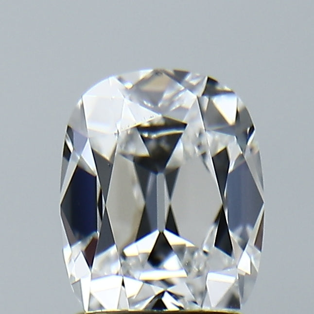 Lab-Grown 1.62 Carat Antique Cushion Cut Diamond color E Clarity VVS1, precious stones, engagement diamonds
