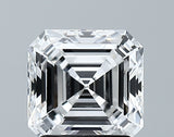 Lab-Grown 2.01 Carat Asscher Cut Diamond color E Clarity VVS1 With GIA Certificate, precious stones, engagement diamonds