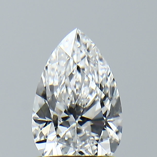 Lab-Grown 1.01 Carat Pear Shape Diamond color D Clarity VVS2, precious stones, engagement diamonds