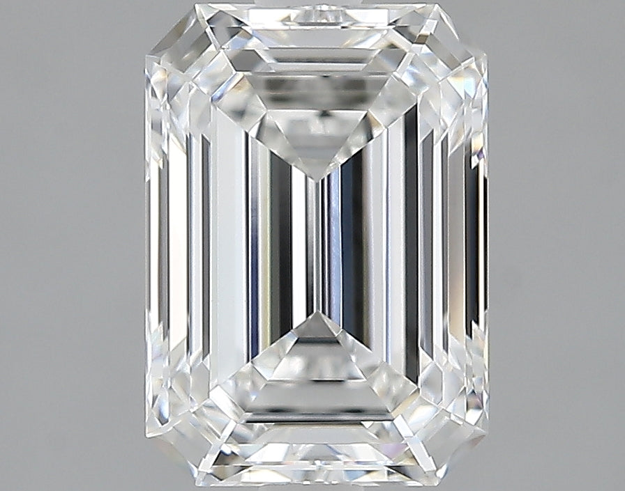 Lab-Grown 2.07 Carat Emerald Cut Diamond color E Clarity VVS2, precious stones, engagement diamonds