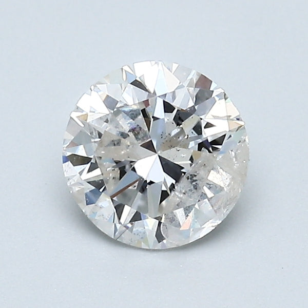 0.88 Carat Round Brilliant Natural Mined Diamond G Color I3 Clarity With GIA Certificate, natural diamonds, precious stones, engagement diamonds