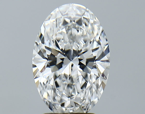Lab-Grown 2.61 Carat Oval Shape Diamond color E Clarity VVS2, precious stones, engagement diamonds