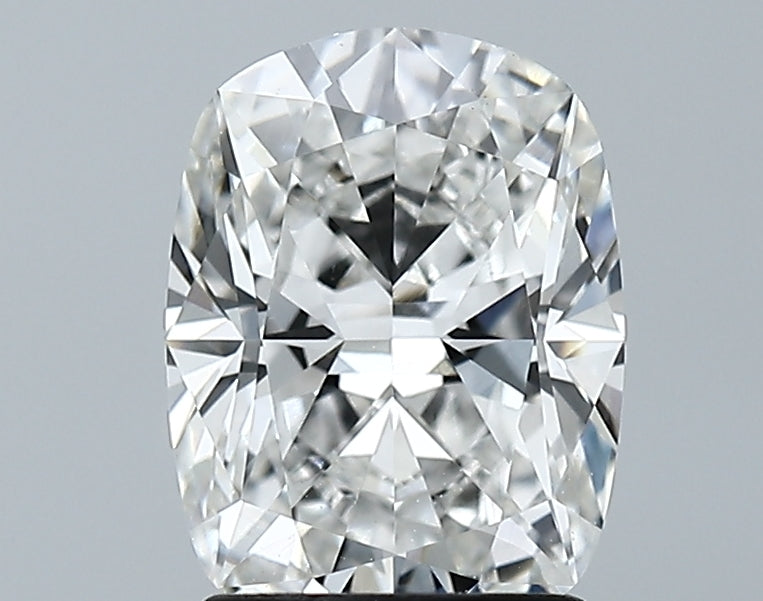 Lab-Grown 2.06 Carat Cushion Brilliant Diamond color F Clarity VVS2, precious stones, engagement diamonds