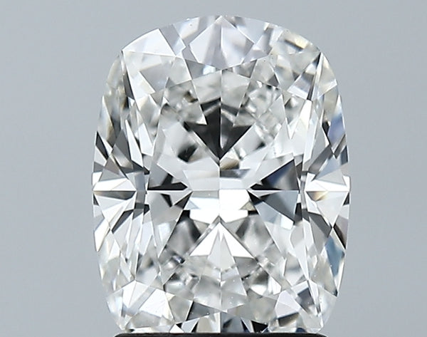 Lab-Grown 2.06 Carat Cushion Brilliant Diamond color F Clarity VVS2, precious stones, engagement diamonds