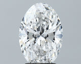 Lab-Grown 2.86 Carat Oval Shape Diamond color D Clarity VS2 With GIA Certificate, precious stones, engagement diamonds