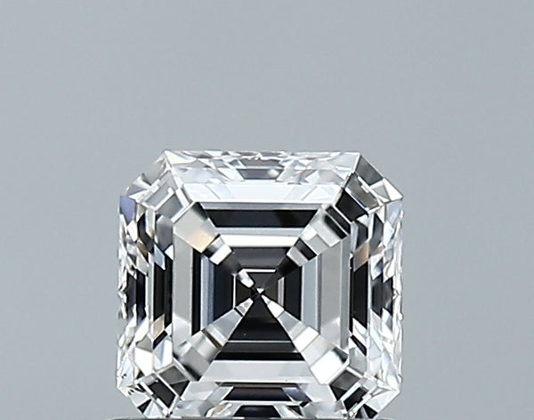 Lab-Grown 0.72 Carat Asscher Cut Diamond color D Clarity VS1, precious stones, engagement diamonds