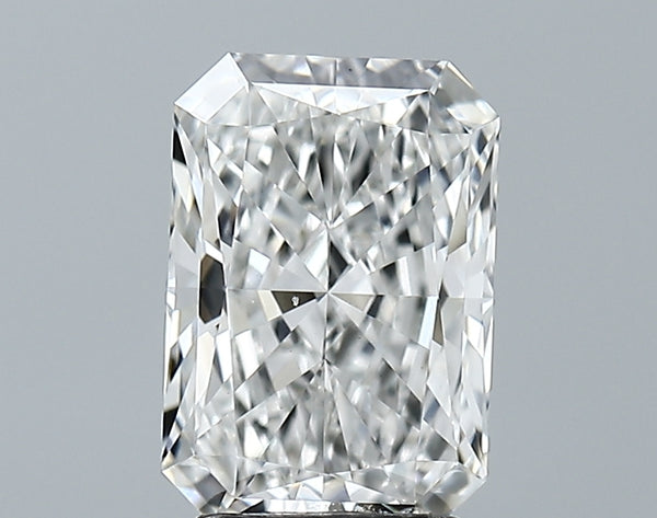 Lab-Grown 2.02 Carat Radiant Cut Diamond color E Clarity VS1, precious stones, engagement diamonds