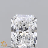 Lab-Grown 0.90 Carat Radiant Cut Diamond color F Clarity SI1 With GIA Certificate, precious stones, engagement diamonds