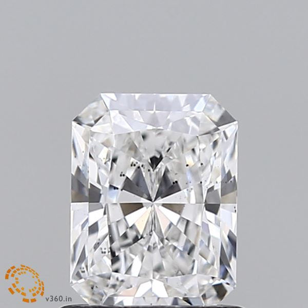 Lab-Grown 0.90 Carat Radiant Cut Diamond color F Clarity SI1 With GIA Certificate, precious stones, engagement diamonds