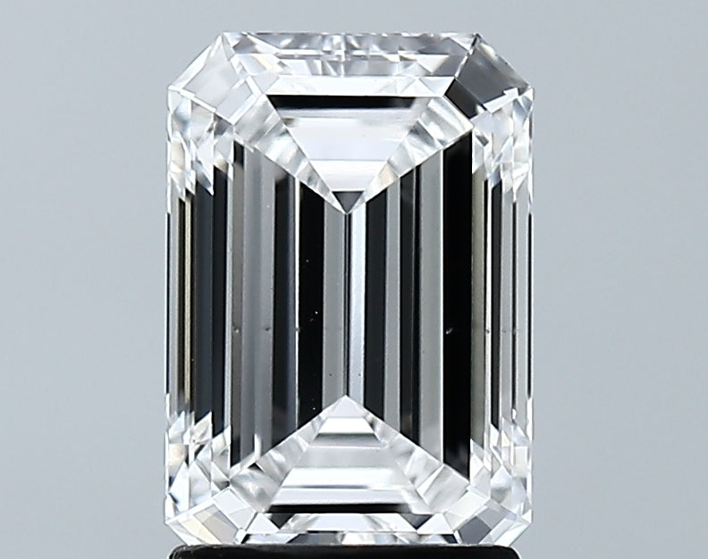 Lab-Grown 2.10 Carat Emerald Cut Diamond color D Clarity VS2 With GIA Certificate, precious stones, engagement diamonds