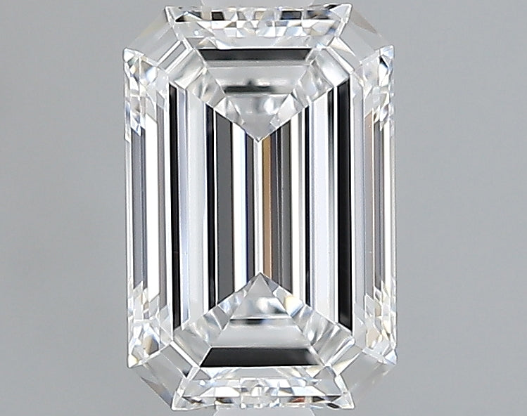 Lab-Grown 1.00 Carat Emerald Cut Diamond color D Clarity VS1, precious stones, engagement diamonds