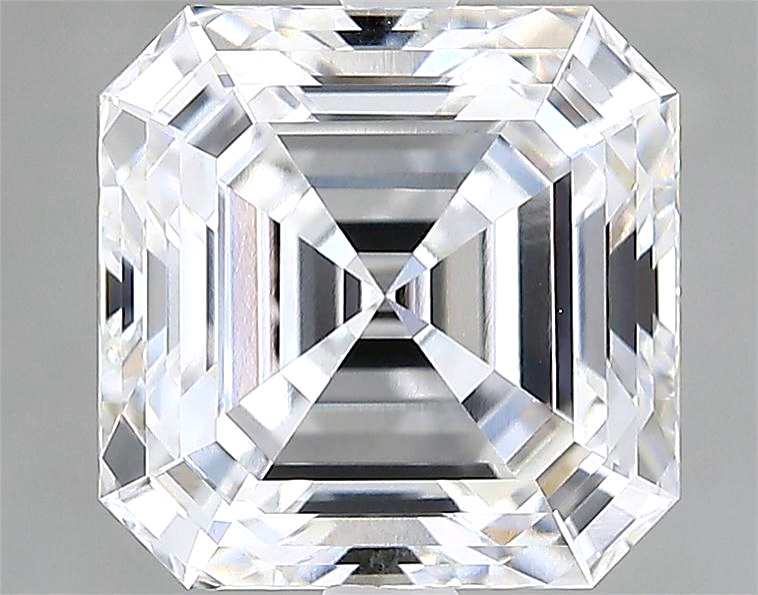 Lab-Grown 2.76 Carat Asscher Cut Diamond color E Clarity VVS2 With GIA Certificate, precious stones, engagement diamonds