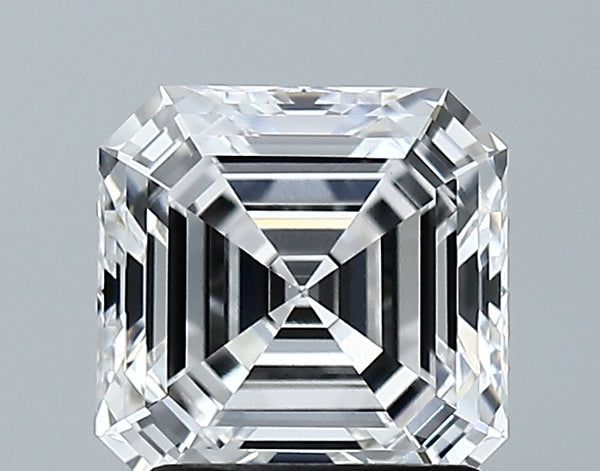 Lab-Grown 1.86 Carat Asscher Cut Diamond color D Clarity VVS2 With GIA Certificate, precious stones, engagement diamonds