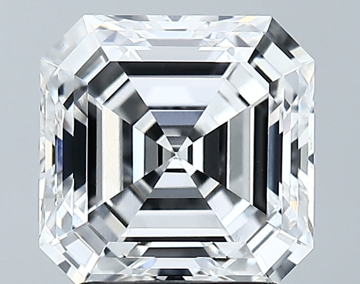 Lab-Grown 2.52 Carat Asscher Cut Diamond color E Clarity VVS2 With GIA Certificate, precious stones, engagement diamonds