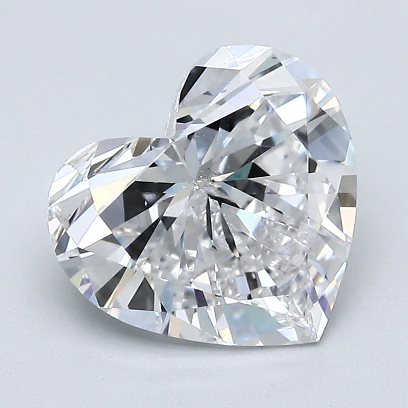 GIA Certified 2.48 Carat Heart Shape Diamond Natural E-SI2 Loose, natural diamonds, precious stones, engagement diamonds