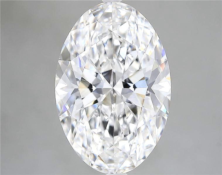 Lab-Grown 5.35 Carat Oval Shape Diamond color E Clarity VVS2 With GIA Certificate, precious stones, engagement diamonds