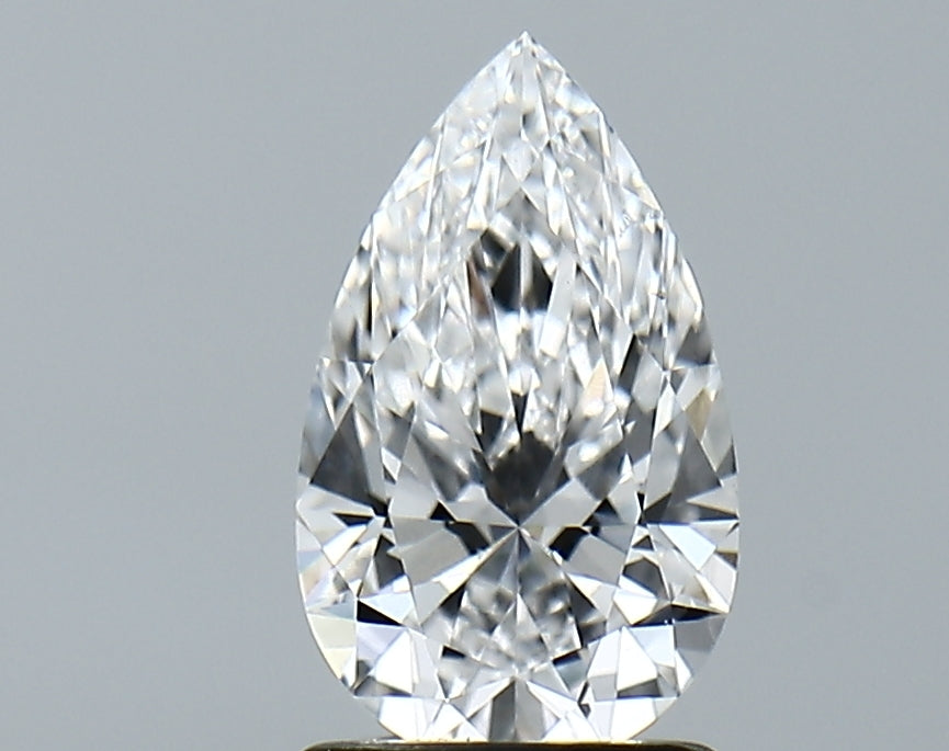 Lab-Grown 1.33 Carat Pear Shape Diamond color D Clarity VS2, precious stones, engagement diamonds