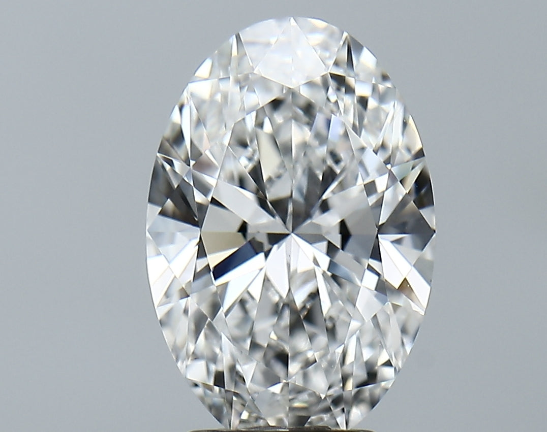 Lab-Grown 3.45 Carat Oval Shape Diamond color E Clarity VVS2, precious stones, engagement diamonds