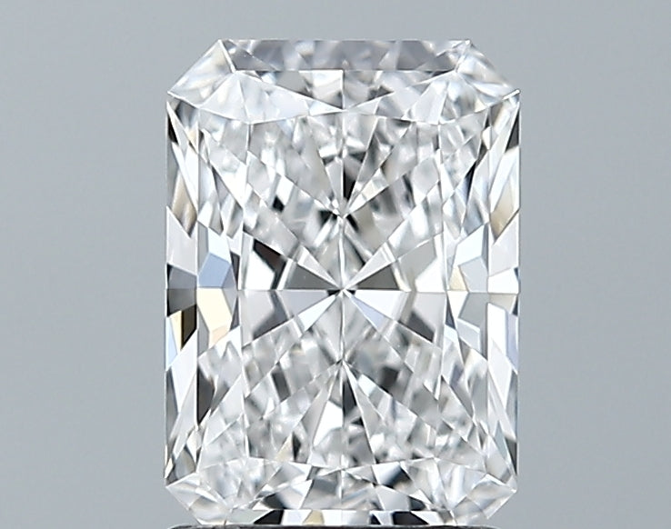 Lab-Grown 1.61 Carat Radiant Cut Diamond color D Clarity VVS2 With GIA Certificate, precious stones, engagement diamonds