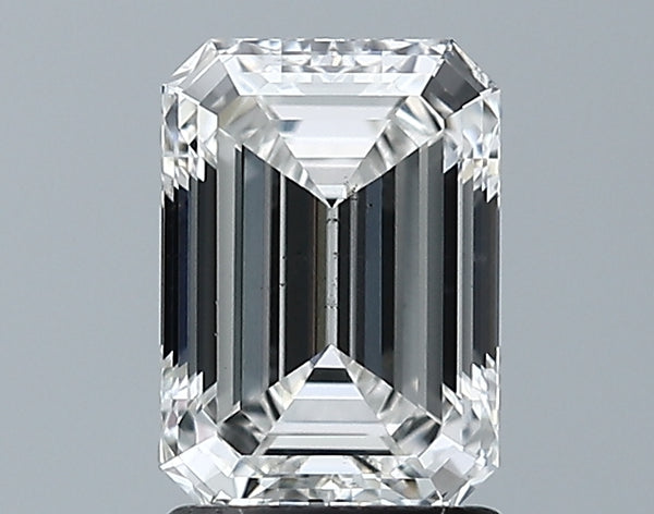 Lab-Grown 1.52 Carat Emerald Cut Diamond color F Clarity VS2 With GIA Certificate, precious stones, engagement diamonds