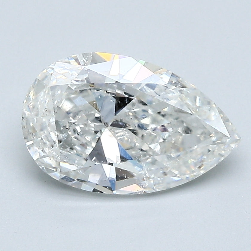 Natural Loose 1.91 Ct Pear Shape Diamond GIA Certified G-I1, natural diamonds, precious stones, engagement diamonds