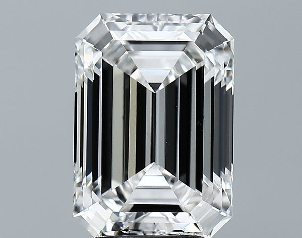 Lab-Grown 3.61 Carat Emerald Cut Diamond color E Clarity VVS2 With GIA Certificate, precious stones, engagement diamonds