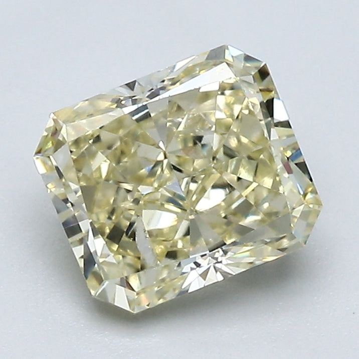 1.56 Carat Radiant Cut Natural Mined Diamond Fancy  Yellow Color SI2 Clarity With GIA Certificate, natural diamonds, precious stones, engagement diamonds