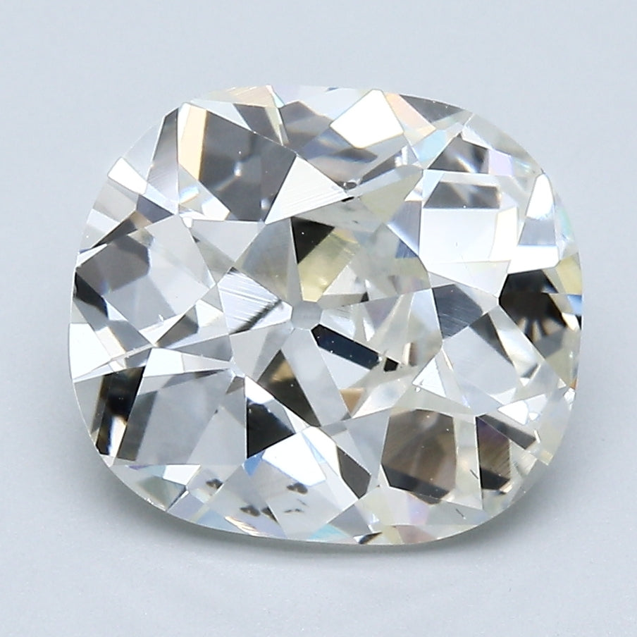 3.55 Carat Old Miner Cut Estate Natural Mined Diamond J Color SI1 Clarity With GIA Certificate, natural diamonds, precious stones, engagement diamonds