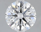 Lab-Grown 1.37 Carat Round Brilliant Diamond color E Clarity VVS2 With GIA Certificate, precious stones, engagement diamonds