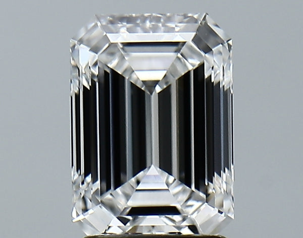 Lab-Grown 2.09 Carat Emerald Cut Diamond color E Clarity VS1 With GIA Certificate, precious stones, engagement diamonds