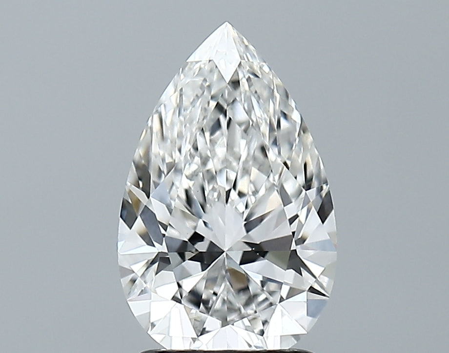 Lab-Grown 1.69 Carat Pear Shape Diamond color E Clarity VVS2, precious stones, engagement diamonds