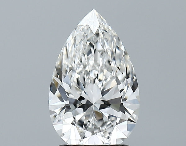 Lab-Grown 1.69 Carat Pear Shape Diamond color E Clarity VVS2, precious stones, engagement diamonds