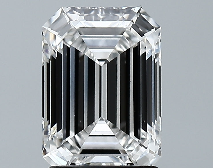 Lab-Grown 2.00 Carat Emerald Cut Diamond color E Clarity VS1, precious stones, engagement diamonds