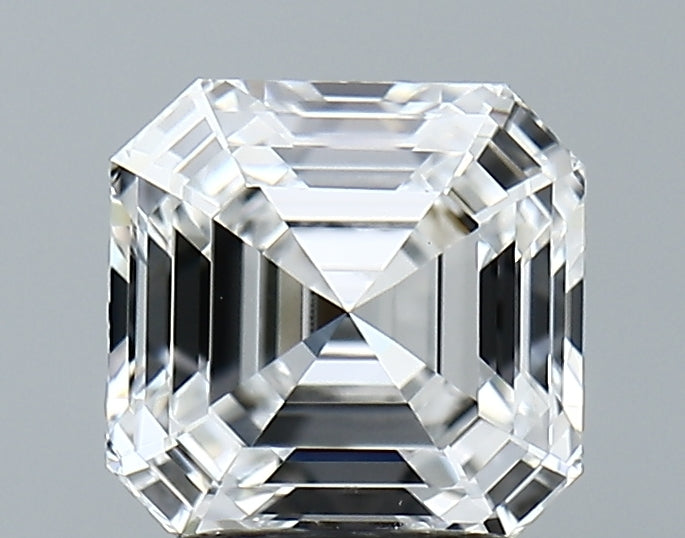 Lab-Grown 2.05 Carat Asscher Cut Diamond color D Clarity VVS2, precious stones, engagement diamonds