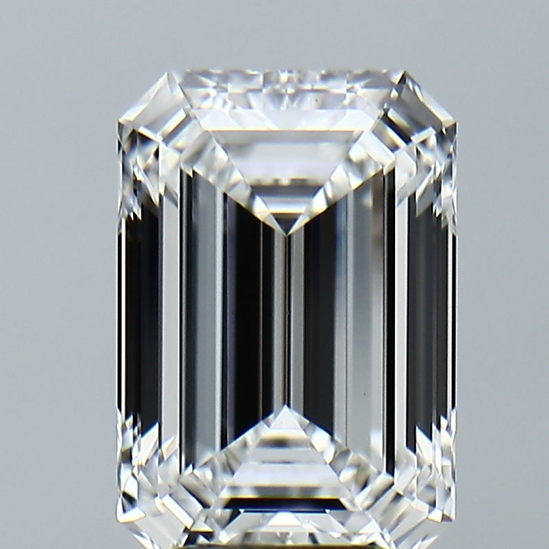 Lab-Grown 3.58 Carat Emerald Cut Diamond color E Clarity VVS2, precious stones, engagement diamonds